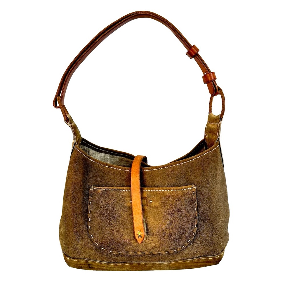 Henry Beguelin Suede Hobo Bag